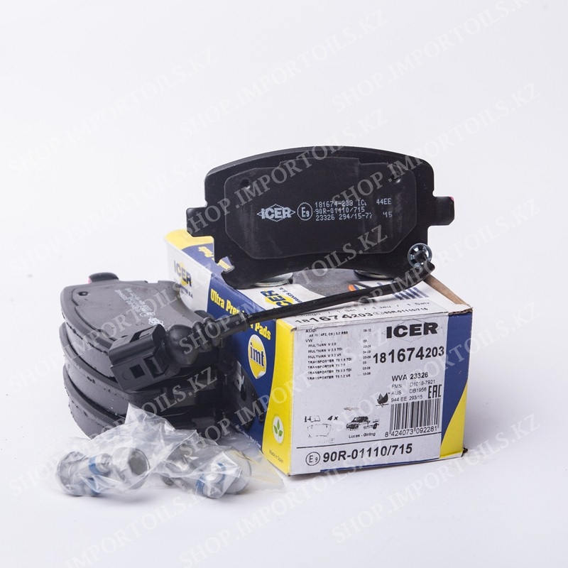 Колодки задние t5-6 ICER 181674203