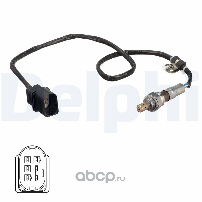 Лямбда-зонд Caddy 1,6 до катализатора Delphi ES2110212B1