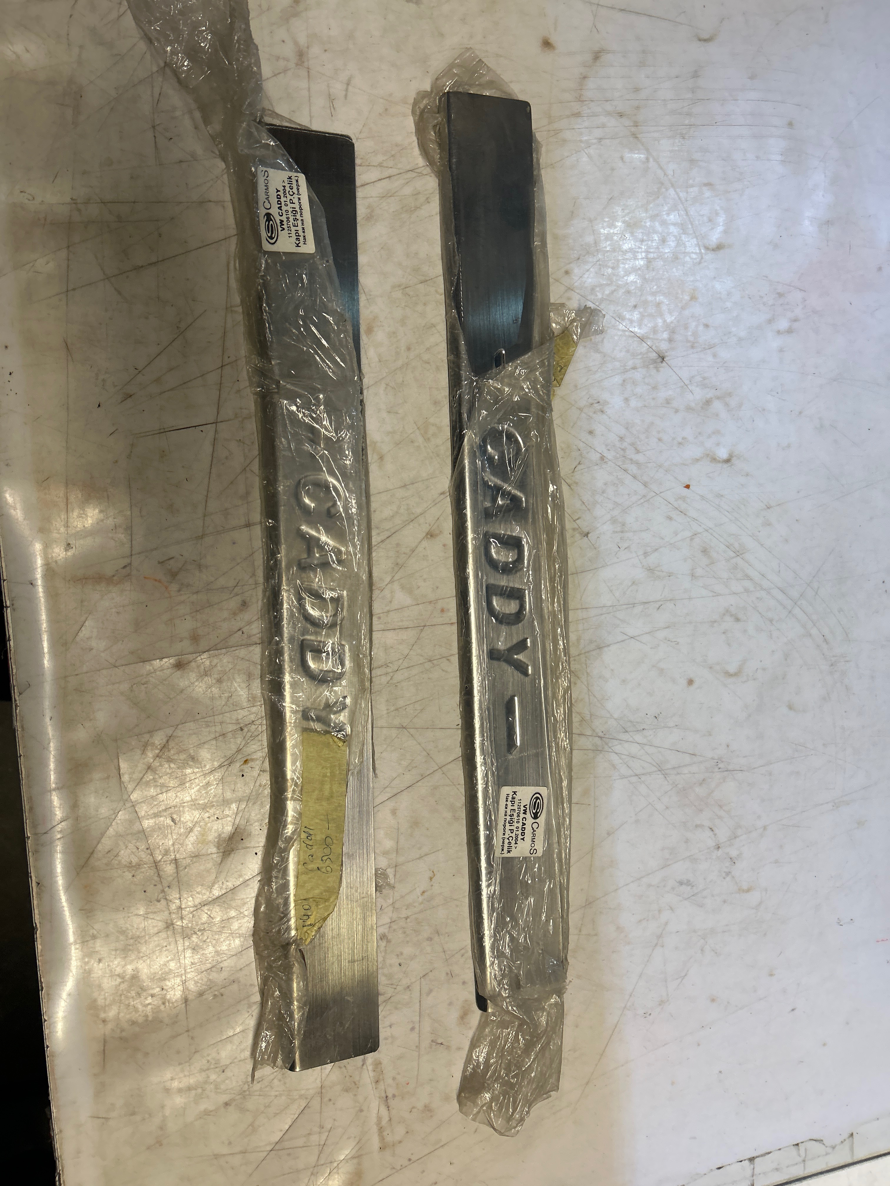 Накладка порог хром Caddy Carmos CAR0220
