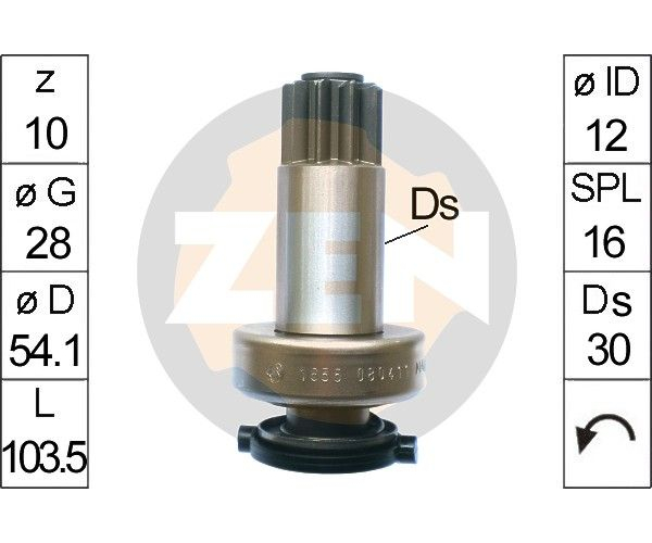 привод стар бендикс t5 2,5 BOSCH 1006209943