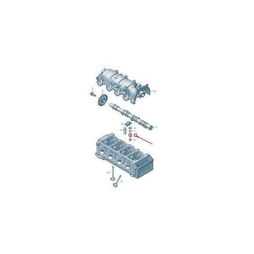 Пружина клапана 1.2 BUC Б/У 03f109623