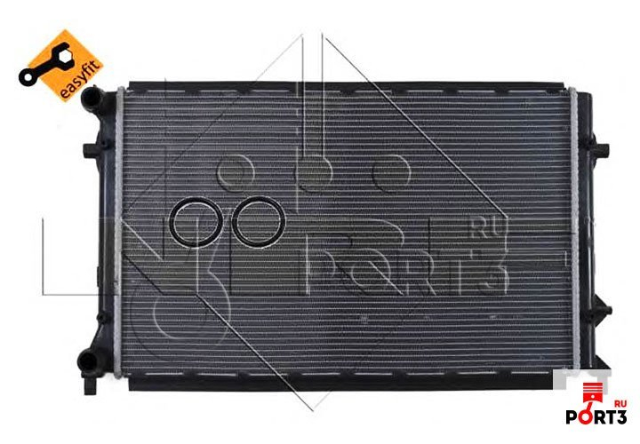 Радиатор основной 1,6 плоск NRF 53405
