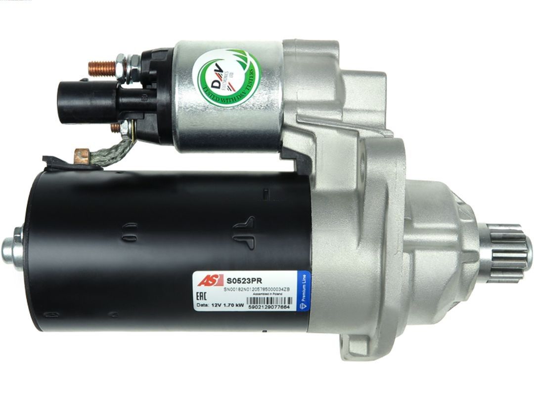 Стартер 6 ступ 2kw 11z AS-PL S0523PR