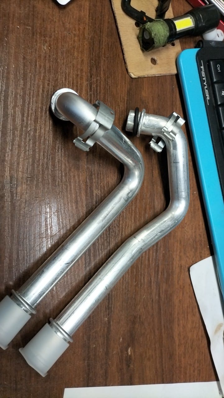 трубки печки t6 VAG 7E1819031B