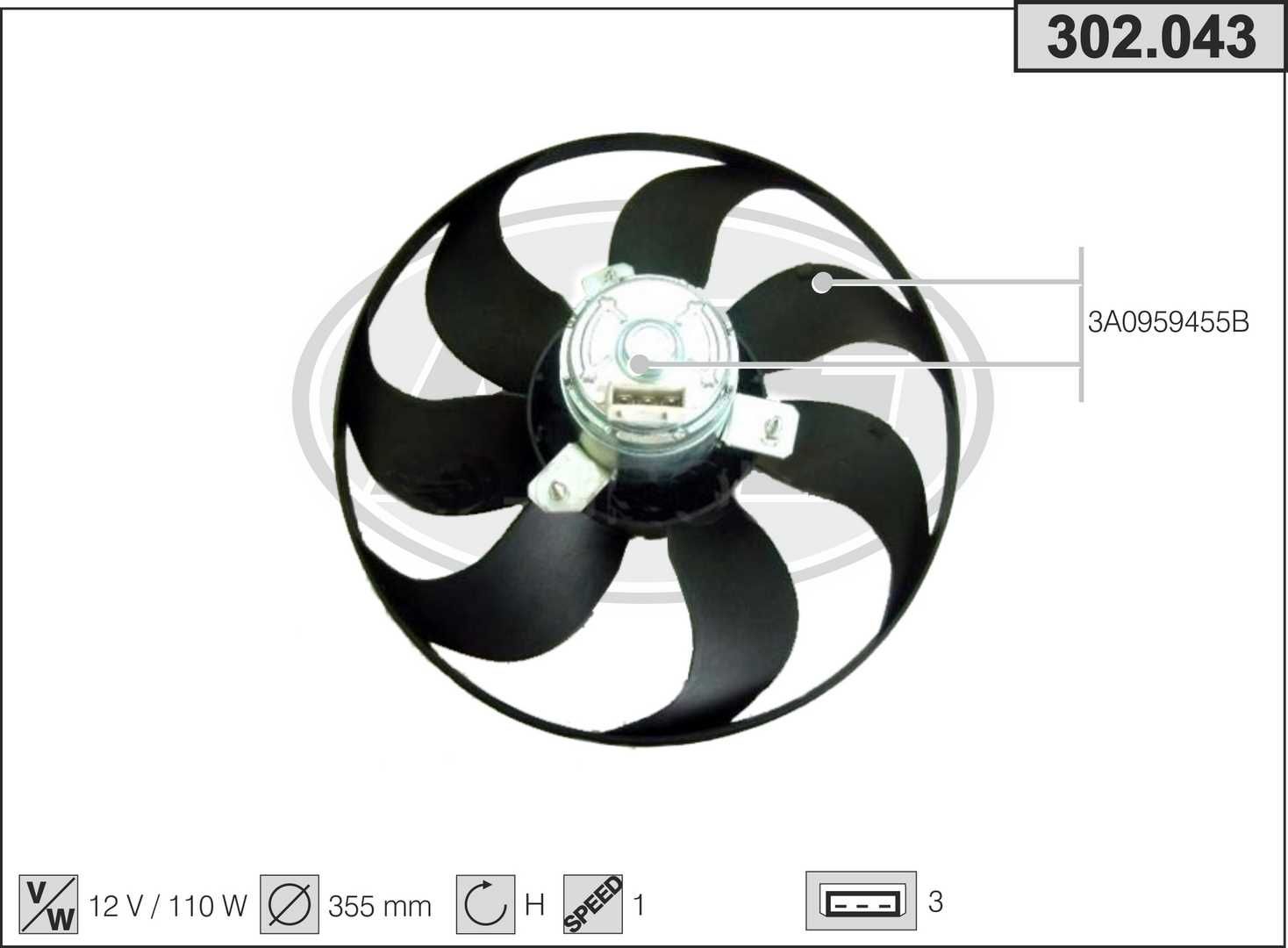 Вентилятор Stellox 2999581SX