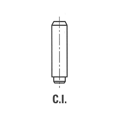втулка клапана 6 mm 10,06х6х42 - 2,0 STD Freccia G11255